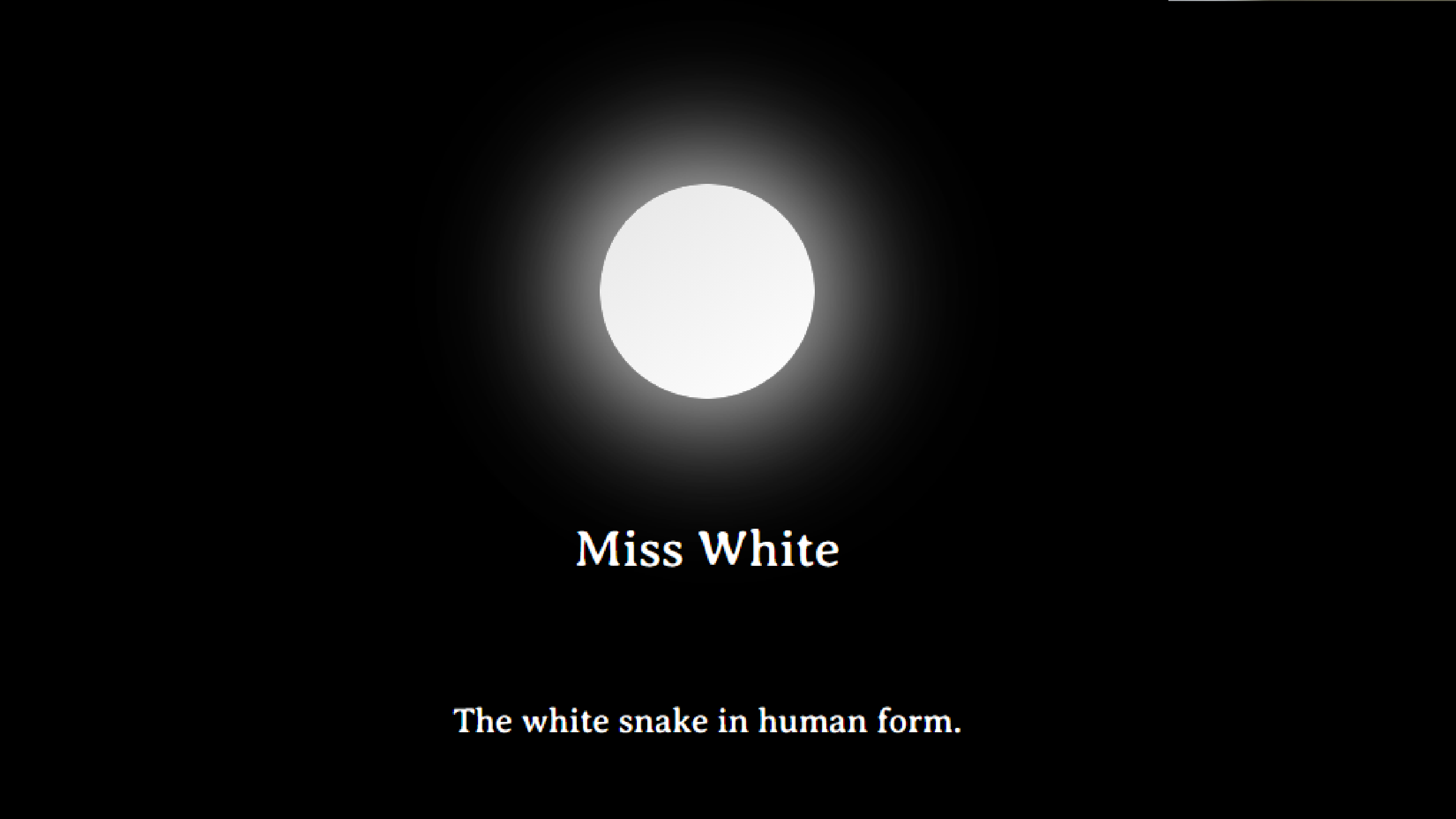 Interactive Web - The White Snake