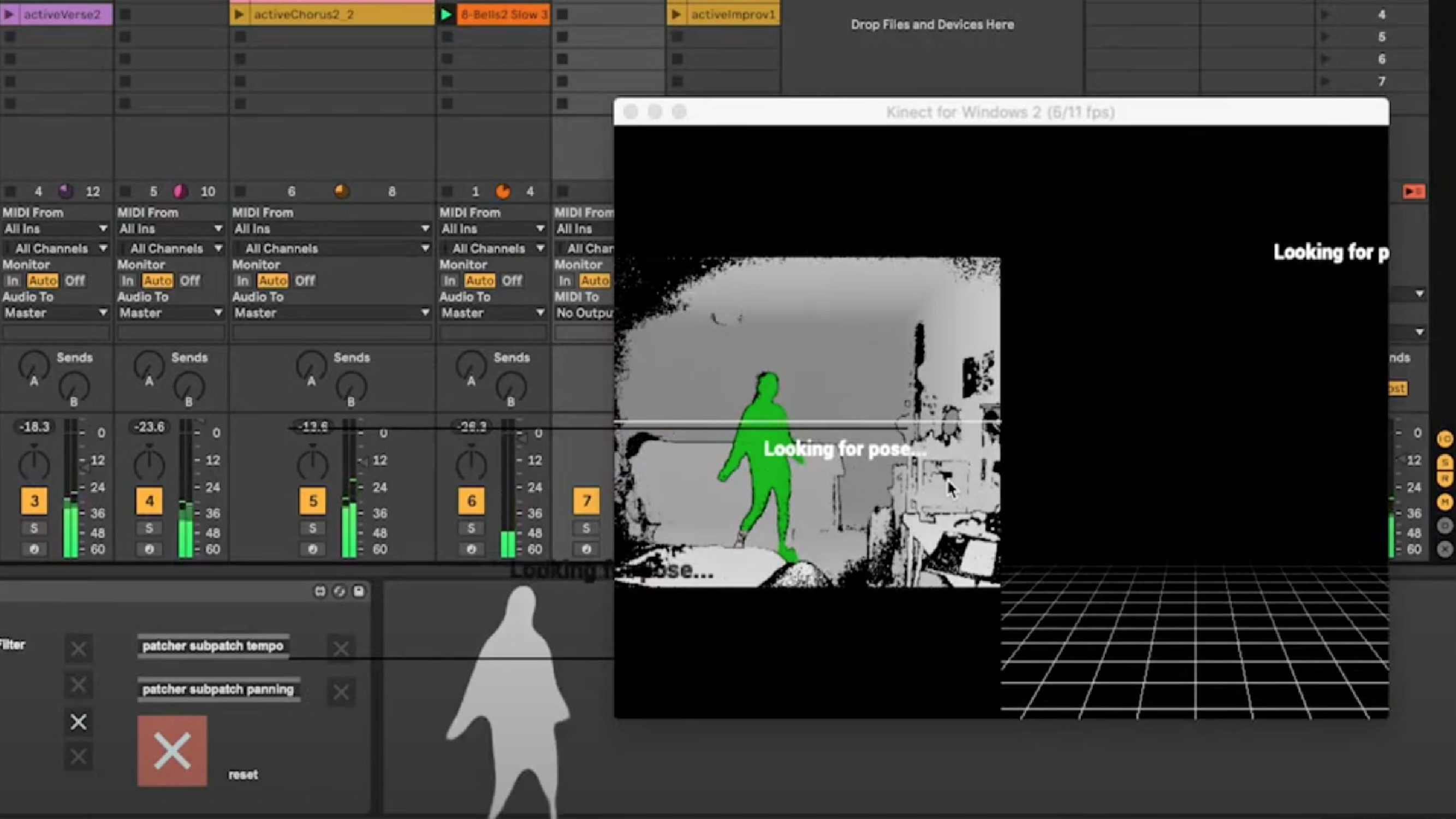 kinect max msp